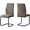 Taupe, variant on DINING CHAIR - 2PCS / 39"H / GREY FABRIC / BLACK METAL
