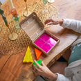 thumbnail image 4 of Set de construcción magnética MAGNA-TILES Color Shop NEON, 20 piezas, 4 of 5