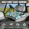 thumbnail image 2 of SEANATIVE Butterfly Golf Cart Covers 2 Passenger Palm Leaves Golf Cart Cover Club Car with Pockets Breathable Golf Cart Seat Towel Blanket Fits for More 2 Person Seats Golf Carts, 2 of 7