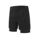 thumbnail image 2 of pstuiky Pantalones cortos casuales para hombre, Pantalones cortos deportivos de playa de doble capa, informales, de secado rápido, de color liso, para hombre Pantalones cortos de entrenamiento, 2 of 3