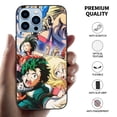 thumbnail image 3 of Anime Phone Case, My Hero Academia Phone Case Compatible With Iphone 13 Pro 6.1 Inch Iphone 13 Pro Max 6.7 Inch, Soft Anti-Scratch Shockproof TPU Protective Bumper Phone Cover, 3 of 7