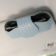 thumbnail image 1 of Soporte para Gafas de Sol para Visera de Coche KINIVA Cuero (Azul 09), 1 of 8