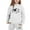 White, variant on lnmuld Winter Outfits 2 Piece Girls Casual Outfits Long Sleeve Solid Warm Hoodie Pullover Tops Pants Kids Sweat Suit Set Solid Color Size:6-7 Years