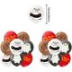 thumbnail image 4 of We Bare Bears Birthday Party Decoration Bears Party Supplies Include HAPPY BIRTHDAY Banner Balloons Cake Topper Cupcake Toppers, 4 of 5
