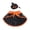 Orange1, variant on Halloween Pet Costume Set with Hat and Cloak for Small Medium Cats Dogs, Wizard Cape Holiday Outfit with Festive Design, Comfortable Fancy Grooming Apparel for Party Use