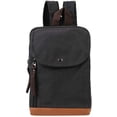 thumbnail image 2 of LHSHID Mini Canvas Backpacks Casual Strong Small Packback Daypack 181002 Brown, 2 of 6