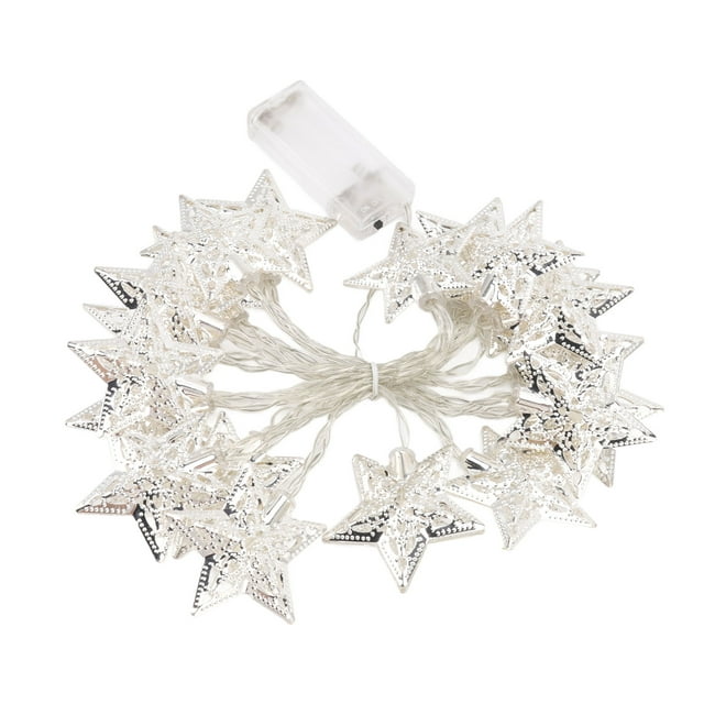 Guirnalda De Luces Little Star, 20 LED, 3 Metros, Guirnalda De Luces De Hadas Para Dormitorio, Decoración Navideña Para Jardín, Luz Cálida