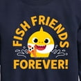 thumbnail image 3 of Baby Shark - Fish Friends Forever - Toddler And Youth Crewneck Fleece Sweatshirt, 3 of 6