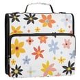 thumbnail image 5 of FORMRS Zipper Binder with Shoulder Strap 2-inch Ring 500 Sheet Capacity File Bag, Colorful Retro Floral, 5 of 5