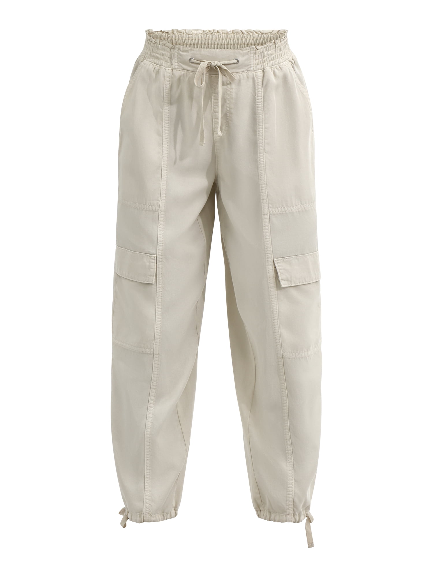 Time and Tru Women's High Rise Jogger Pants, 28" Inseam, Sizes XS-XXXL