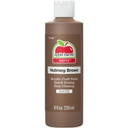 Apple Barrel 20432E Acrylic Craft Paint, Matte Finish, Nutmeg, 8 fl oz