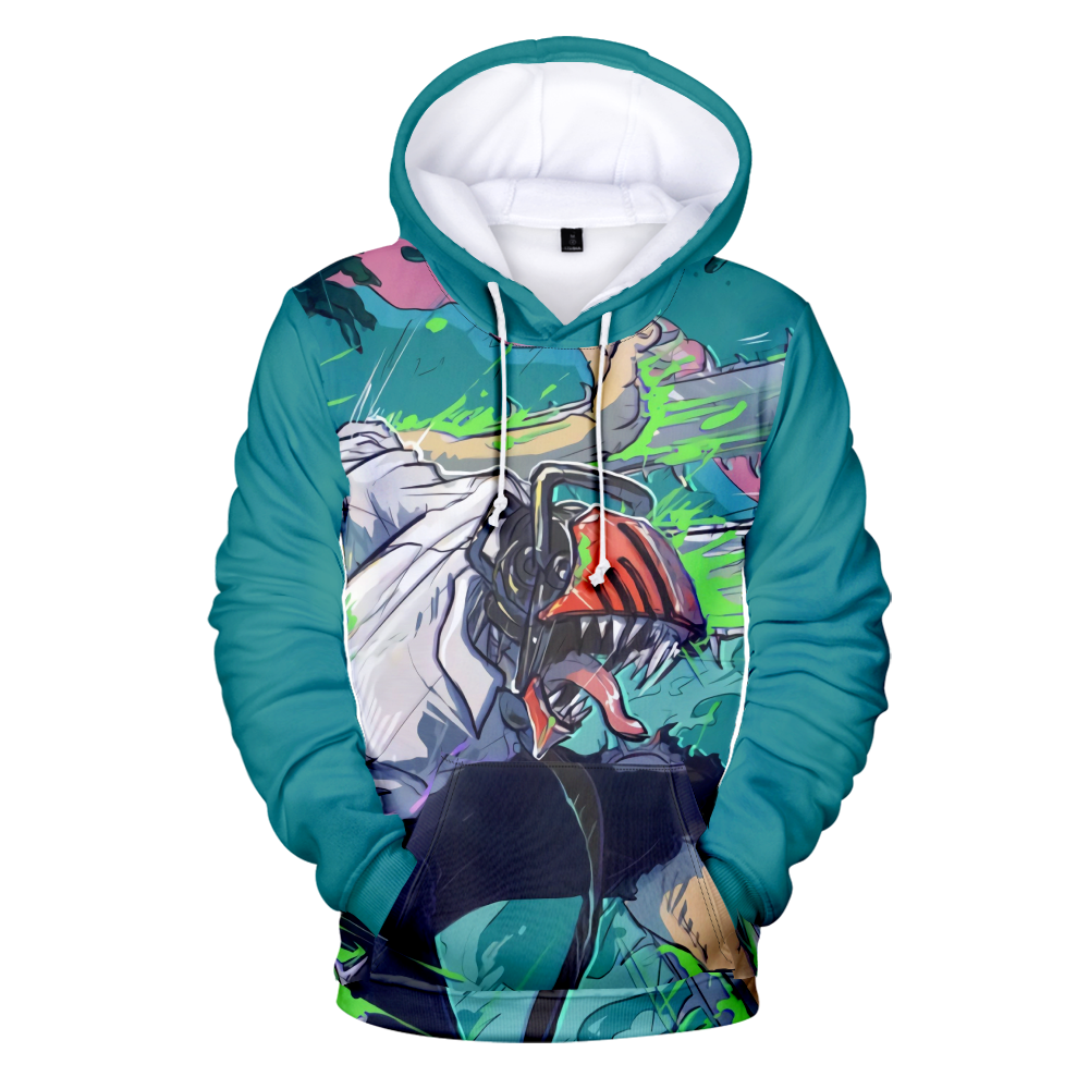 Chainsaw Man Anime Hoodies 3D Printed Hoodies Denji, Pochita, Makima ...