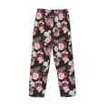 thumbnail image 5 of Xecao Rose Flowers Men's Straight Lounge Pajama Pants: The Ultimate in Comfortable Sleepwear, 5 of 9