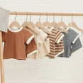 thumbnail image 3 of FLMEI Baby Boys Girls 2PCS Outfits Clothes 3-24 Months Newborn Summer Stripe Short Sleeve Crewneck Tops T-Shirts Shorts Cotton Set, 3 of 7