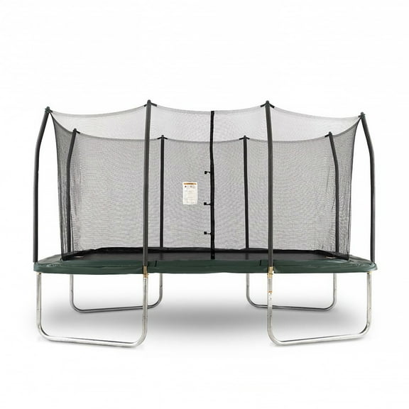 Skywalker Trampolines 14’ Rectangle Trampoline with Enclosure – Green