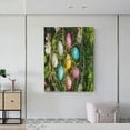 thumbnail image 6 of Kdxio colorful Easter eggs Pattern Canvas Wall Art 12x16 Inches - Waterproof HD Print Solid Wood Frame for Living Room & Bathroom,Vertical, 6 of 8