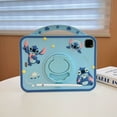 thumbnail image 5 of Cartoon Cute Animal Kids  Tablet Case For iPad Mini 1 2 3 4 5 6 7 Air 11 6 Pro 10.2 10.9 inch iPad Air 11inch M3 (2025) Silicone Stitch Rotate Bracket Tablet Cover, 5 of 5