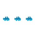 thumbnail image 3 of Greeniant Paquete de 12 tornillos universales para freno de bicicleta de montaña M5x10mm, tornillos para frenos de disco, accesorios de mantenimiento Type1 NO1 Greeniant  CBP471086, 3 of 6
