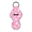 Pinks, variant on Shell Yeah Lip Balm Holder