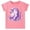 Unicorn Floral, variant on Lanbubble Girls Graphic T-Shirt Short Sleeve Tees with Unicorn Print Summer Casual Tops, Sizes 3-4