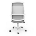thumbnail image 5 of Furniture of America Celciana Executive Chair with Lumbar Support & Swivel, 275 lb. Capacity, Gray and White, 5 of 10
