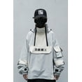 thumbnail image 4 of Niepce Inc Japanese Streetwear Windbreaker Grey Men's Anorak Cargo Jacket, 4 of 10