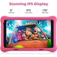 thumbnail image 5 of BUFO 8" Child Tablet, 8 inch Display Electronic Tablet,Quad Core Android 10,32 GB,Parental Control,WiFi,with Kid-Proof Case,Pink, 5 of 7
