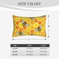 thumbnail image 6 of Balery Honeycombs Bedding Queen Pillow Cases - Envelope Closure - Soft Brushed Microfiber Fabric - Shrinkage and Fade Resistant Pillow Cases-14"x20", 6 of 9
