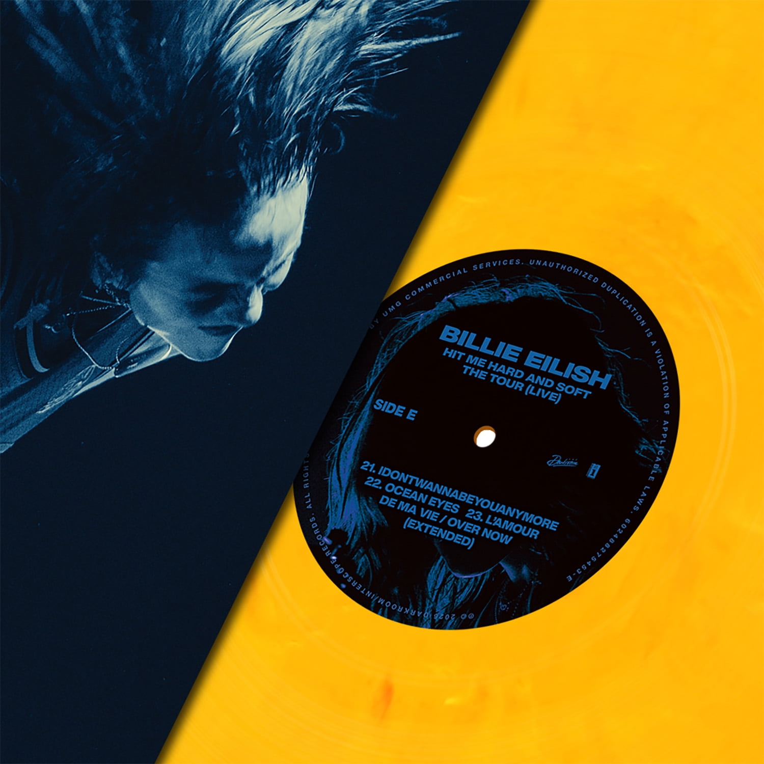 Billie Eilish - HIT ME HARD AND SOFT: THE TOUR (LIVE) - Recycled Color 3 LP Vinyl
