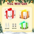 thumbnail image 4 of Danolapsi 3Pcs Christmas Lighted Gift Boxes Decorations,Light Up Xmas Tree Skirt Ornament,Pre-lit Present Box with Bowknot,for Home,Indoor,Outdoor,Holiday Party, 4 of 9