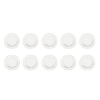 Yuanmiaoke 10 Pcs Mini Kitchen Glass Soy Sauces Plate Decor Mini Seasoning Dipping Bowl Decor