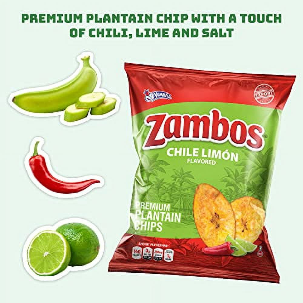 Zambos Plantain Chips Chile Limon Pack of 1 Walmart