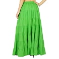 thumbnail image 5 of Phagun Resort Wear Skirt Long Maxi Skirt Beach Wear Cotton Summer Wear, 5 of 5