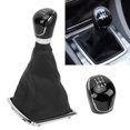 thumbnail image 4 of Gear  Dust Cover, Abrasion Resistant PU Leather Gearshift Stick Boot Decorative  For Automobiles 5 Speed, 4 of 8