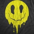thumbnail image 2 of Mens Dripping Smile T Shirt Funny Melting Smiling Face Tee for Guys Graphic Tees, 2 of 9