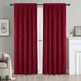 thumbnail image 1 of 2 Pcs Velvet Curtains Panels, Soft Luxury Rod Pocket Shade Curtain Drapes Home Decor, 1 of 9
