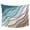 Green, variant on Teal Blue Ombre Cream Tapestry for Bedroom Wall Hanging Tapestry, Modern Geometric Brown Aesthetic Ceiling Backdrop Tapestries Poster Blanket Wall Decor for Teens Room Living Room Dorm 55" x 73"