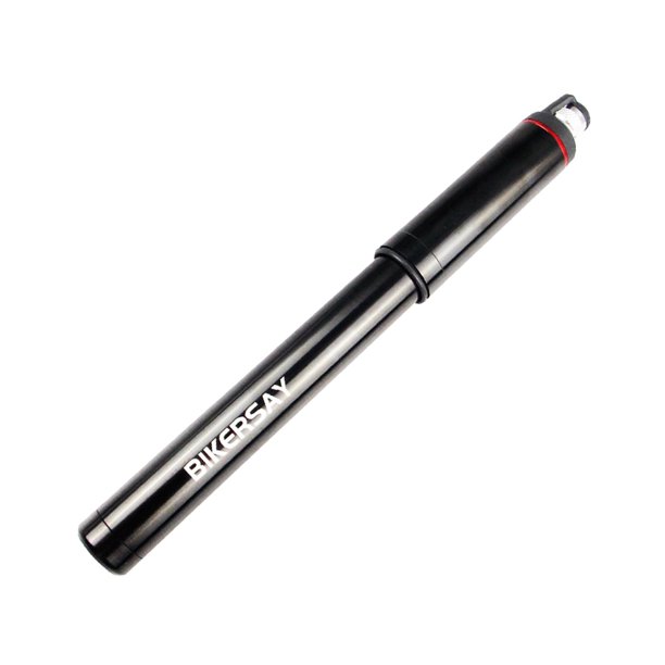 Reparación de bomba de bicicleta compatible con bomba de bicicleta de carretera de presión montada mini bomba portátil para Negro
