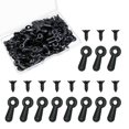 thumbnail image 1 of 120 clips de respaldo para marcos de fotos y botones giratorios con 120 tornillos para sujetar fotos, pinturas y carteles, 1 of 5