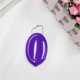 thumbnail image 5 of Small Oval Coin Purse Holds Change Mini Coin Purse Coin Holders with Chain for Men Women, 5 of 5