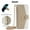 White, variant on Wallet Phone Case for Google Pixel 10A, Zipper Pocket and Card Slots Stand Feature Ring Holder Back Cover with Metal Crossbody Shoulder Strap Stylish Case for Google Pixel 10A, Pink
