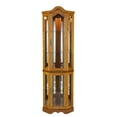 thumbnail image 4 of SEI Furniture Riley Lighted Corner Curio Cabinet in Golden Oak, 4 of 7