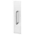 thumbnail image 1 of Rockwood 105 X 70C US32D Straight Pull Plate 3/4 Diameter Pull 5-1/2 Center to Center 4 by 16 Plate Satin Stainless Steel Finish, 1 of 1