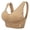 Apricot, variant on Tinglu Women Lace Sports Bras with Removable Bra Seamless Cross Front Side Buckle