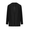 thumbnail image 6 of Fanxing Weekly Deals Women's Fashion Long Sleeve Cardigan Jacket Coat Flowy Open Front Long Cardigans Costumes Fall Deals On Prime Day Black,M, 6 of 7
