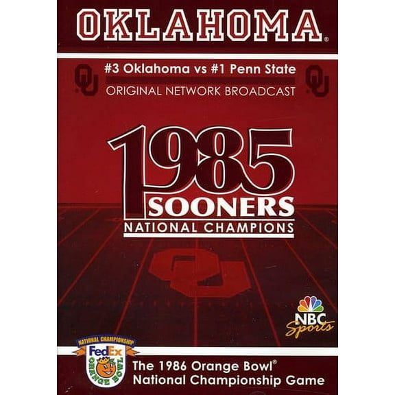 Oklahoma 1986 Orange Bowl National Championship Game (DVD), Team Marketing, Sports & Fitness