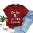 thumbnail image 1 of Chemises à Manches Courtes pour Femmes Hauts d'Été Tendance 2023 T-Shirt Imprimé Mode Décontracté Blouse Imprimée, 1 of 4