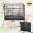 thumbnail image 2 of MISSMILE 24 Pet Folding Dog Cat Crate Cage Kennel w/ABS Tray LC by BestPet, 2 of 7