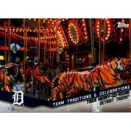 2019 Topps Opening Day Team Traditions and Celebrations #TTC-WF Tiger Merry Go Round Detroit Tigers Baseball