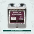 thumbnail image 2 of Soeos Whole Black Peppercorns, 36oz (Pack of 2), Non-GMO, Kosher, Packed to Keep Peppers Fresh, Peppercorn for Grinder Refill, Whole Peppercorns, 2 of 7